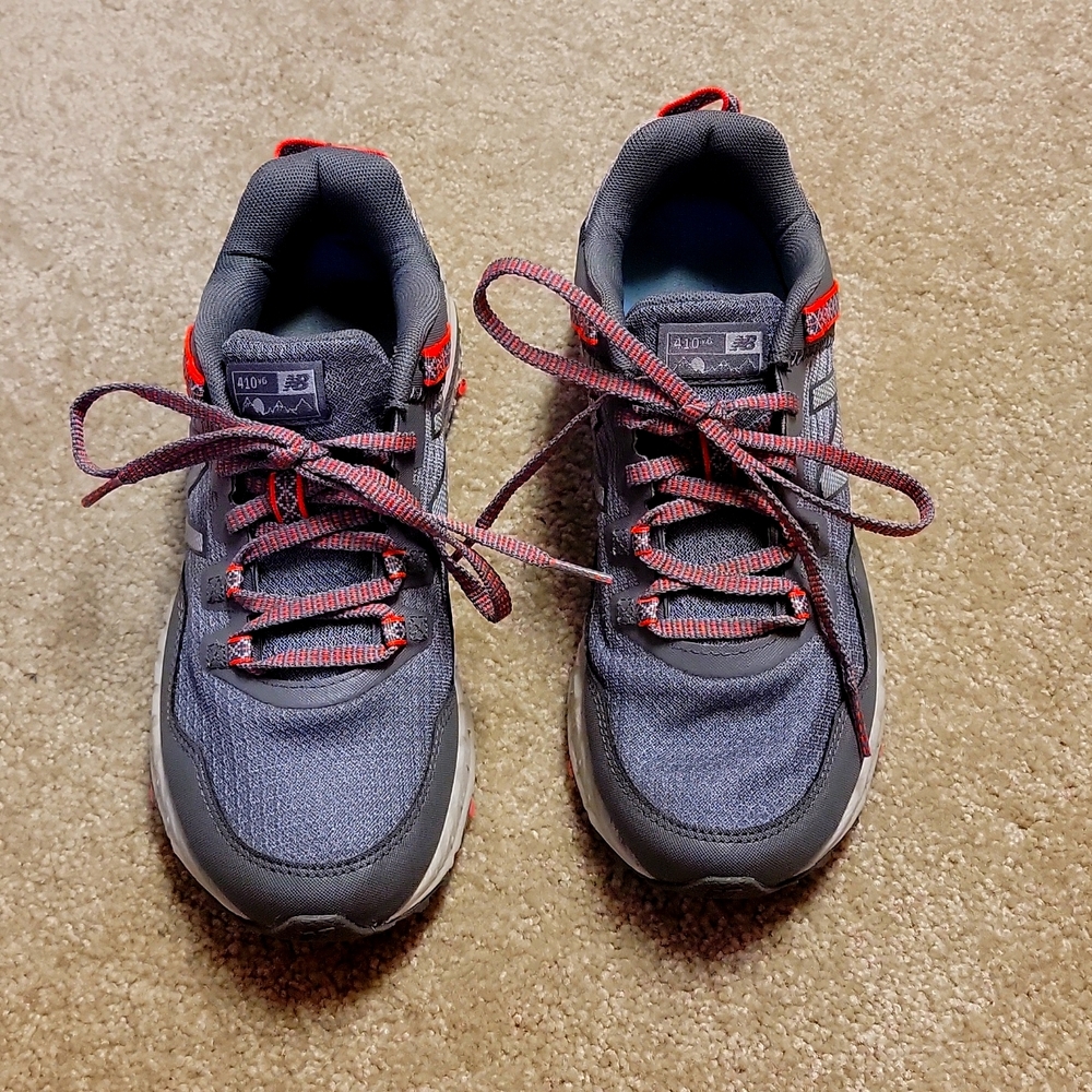 New Balance, Gray and Pink, Size 7